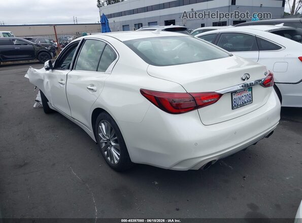 JN1EV7BP2MM703708 2021 INFINITI Q50 White Задня ліва чверть