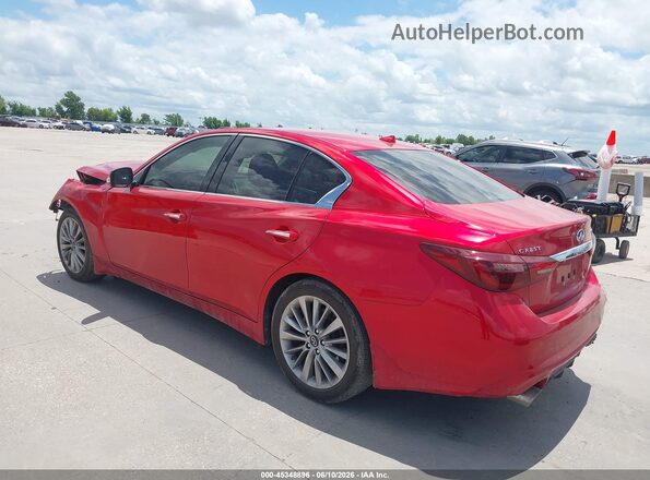 JN1EV7BP3MM701370 2021 INFINITI Q50 Burgundy Հետևի ձախ