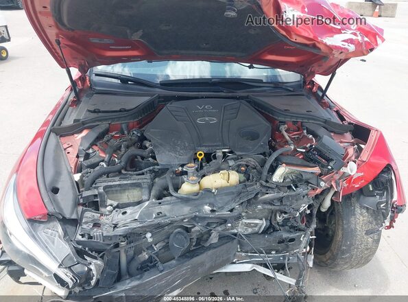 JN1EV7BP3MM701370 2021 INFINITI Q50 Burgundy Հետևի տեսք