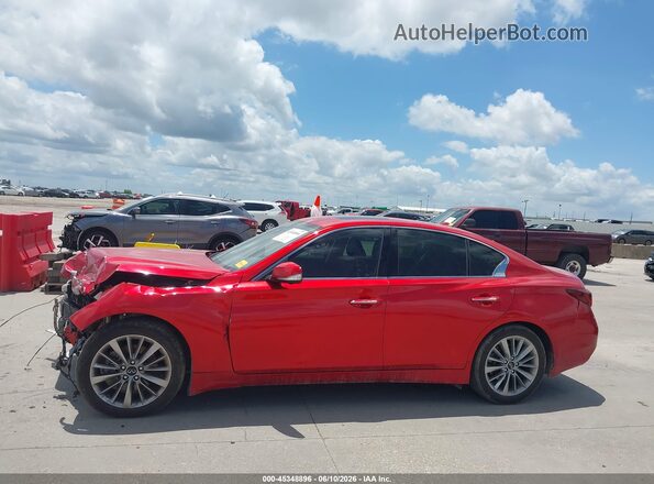 JN1EV7BP3MM701370 2021 INFINITI Q50 Burgundy Սալոնի 360 աստիճան տեսք