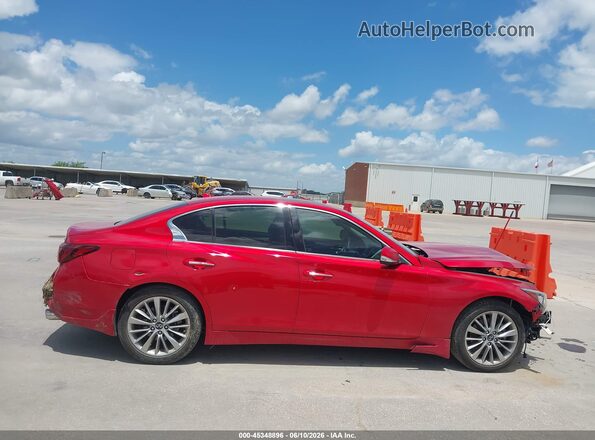 JN1EV7BP3MM701370 2021 INFINITI Q50 Burgundy Սալոնի հետևի տեսք