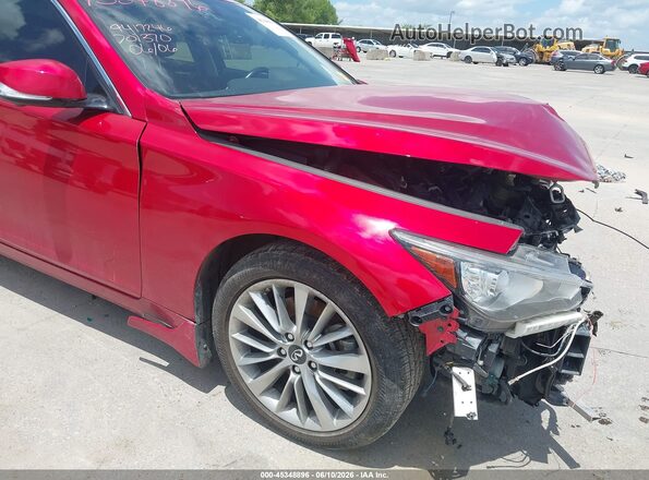 JN1EV7BP3MM701370 2021 INFINITI Q50 Burgundy 