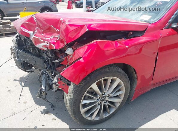 JN1EV7BP3MM701370 2021 INFINITI Q50 Burgundy 