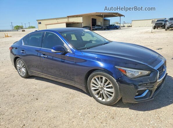 JN1EV7BP3MM701823 2021 INFINITI Q50 Blue Առջևի աջ