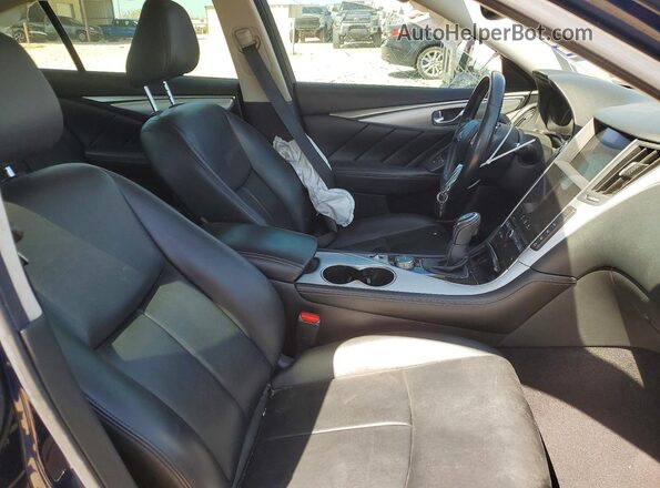JN1EV7BP3MM701823 2021 INFINITI Q50 Blue Սալոնի դիմացի տեսք