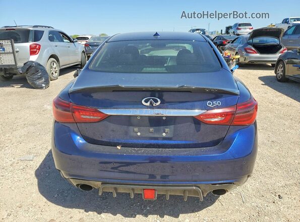 JN1EV7BP3MM701823 2021 INFINITI Q50 Blue Հետևի տեսք
