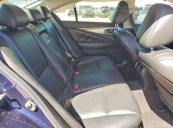 JN1EV7BP3MM701823 2021 INFINITI Q50 Blue Հետևի նստատեղերի տեսք