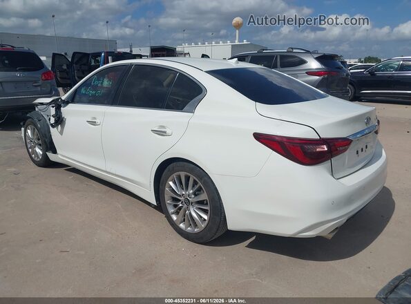 JN1EV7BP3MM706441 2021 INFINITI Q50 White Հետևի ձախ