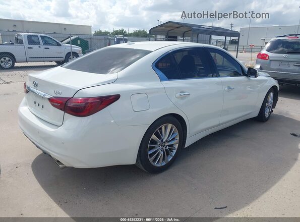 JN1EV7BP3MM706441 2021 INFINITI Q50 White Հետևի աջ