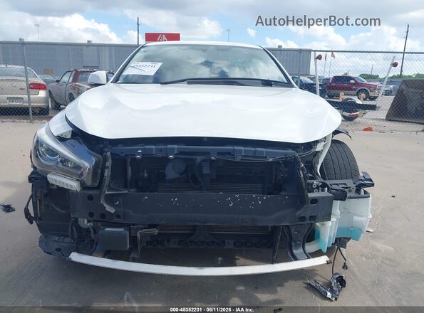 JN1EV7BP3MM706441 2021 INFINITI Q50 White Սալոնի հետևի տեսք