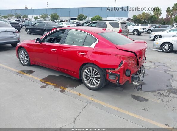 JN1EV7BP4MM701913 2021 INFINITI Q50 Red Հետևի ձախ