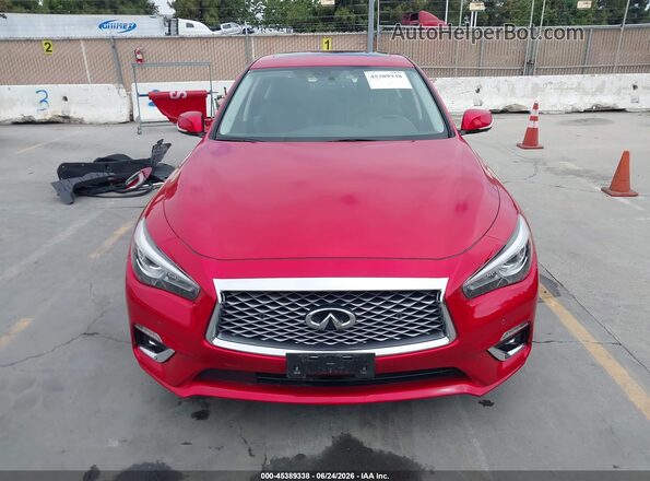 JN1EV7BP4MM701913 2021 INFINITI Q50 Red Սալոնի հետևի տեսք