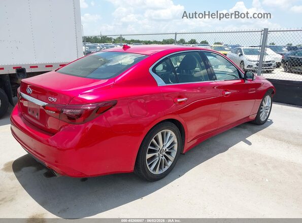 JN1EV7BP4MM705718 2021 INFINITI Q50 Red 