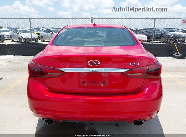 JN1EV7BP4MM705718 2021 INFINITI Q50 Red 
