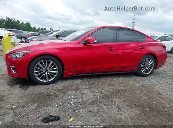 JN1EV7BP4NM311105 2022 INFINITI Q50 Red Панорамний вид салону 360°
