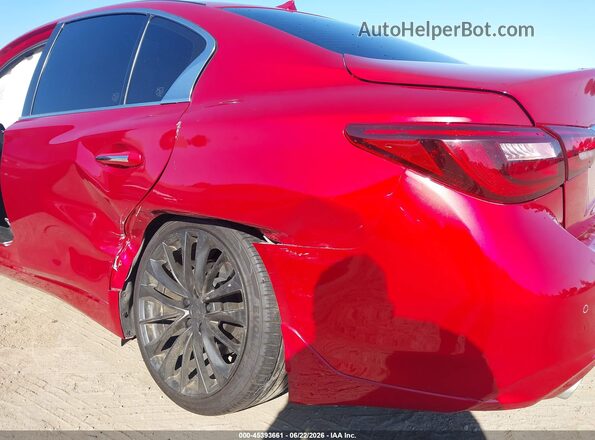 JN1EV7BP5MM700947 2021 INFINITI Q50 Red 