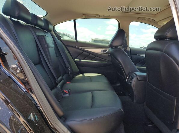 JN1EV7BP7MM700559 2021 INFINITI Q50 Black Widok tylnych siedzeń