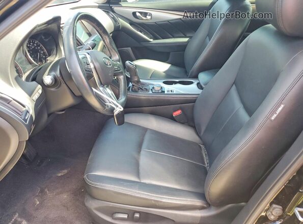 JN1EV7BP7MM700559 2021 INFINITI Q50 Black Widok wnętrza z przodu