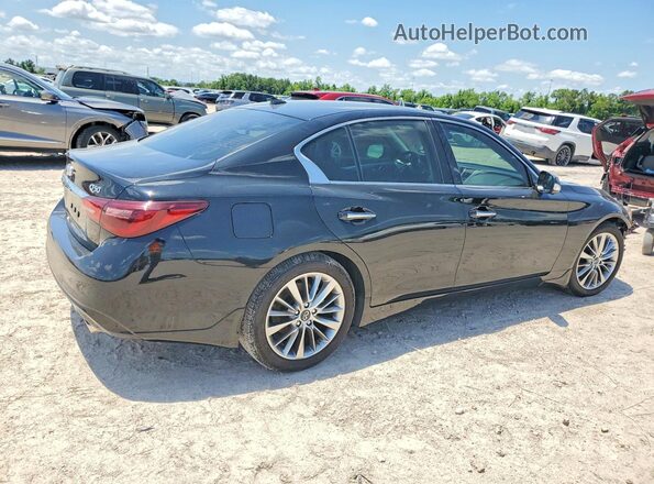 JN1EV7BP7MM700559 2021 INFINITI Q50 Black Tył prawy