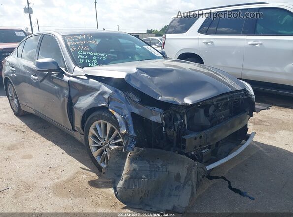 JN1EV7BP7MM701078 2021 INFINITI Q50 Gray წინა ხედი