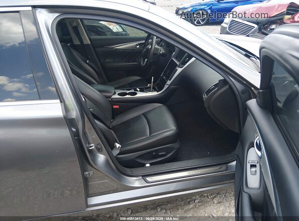 JN1EV7BP7MM706085 2021 INFINITI Q50 Gray Widok wnętrza z przodu