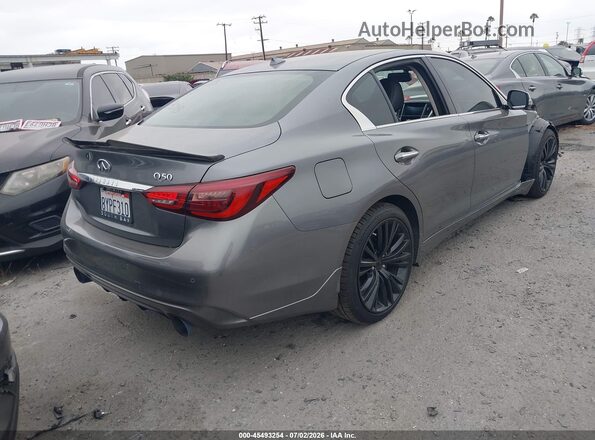 JN1EV7BP8MM707536 2021 INFINITI Q50 Gray უკანა მარჯვენა