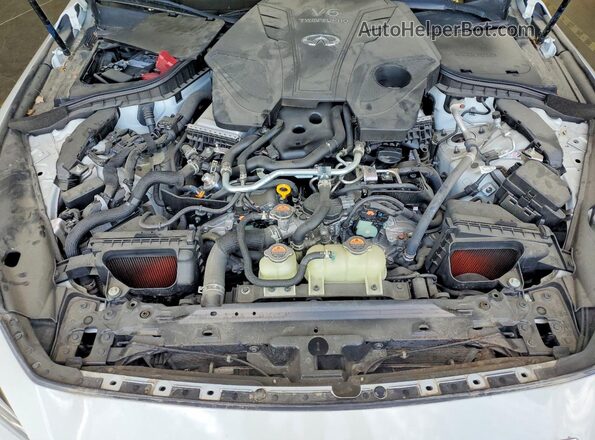 JN1EV7BPXMM706162 2021 INFINITI Q50 White Widok wnętrza z tyłu