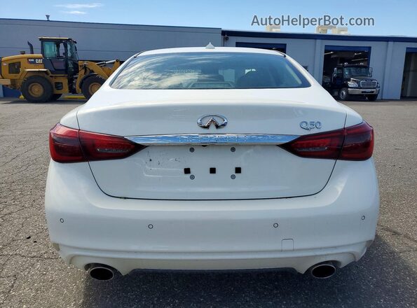 JN1EV7BPXMM706162 2021 INFINITI Q50 White Widok z tyłu