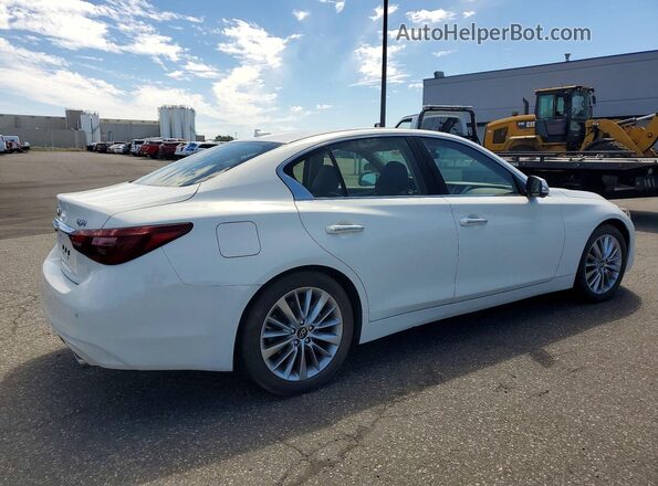 JN1EV7BPXMM706162 2021 INFINITI Q50 White Tył prawy
