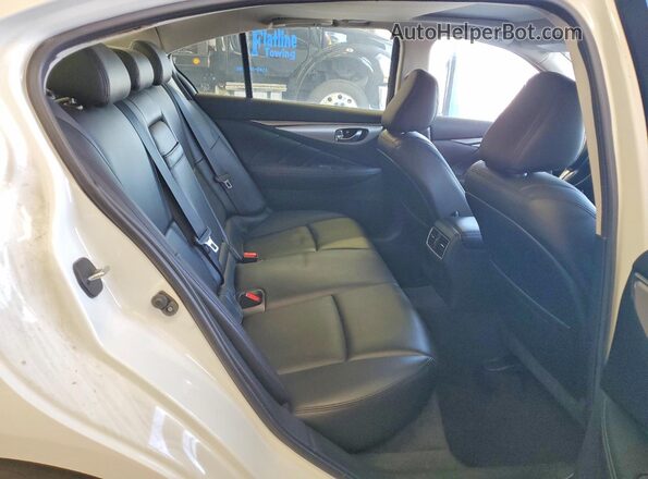 JN1EV7BPXMM706162 2021 INFINITI Q50 White Widok tylnych siedzeń