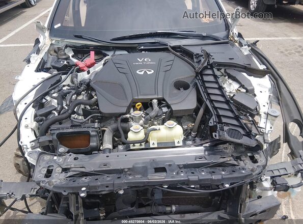JN1EV7BPXMM707196 2021 INFINITI Q50 White უკანა ხედი