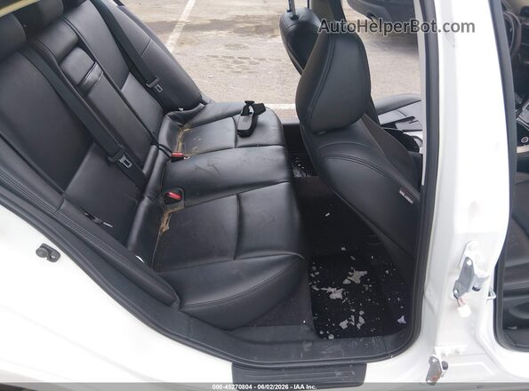 JN1EV7BPXMM707196 2021 INFINITI Q50 White VIN კოდის სტიკერის ხედი