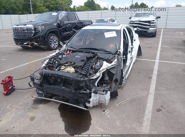 JN1EV7BPXMM707196 2021 INFINITI Q50 White ხელსაწყოთა პანელის ხედი