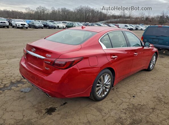 JN1EV7BR2MM756216 2021 INFINITI Q50 Red Trasero derecho