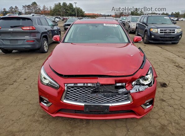 JN1EV7BR2MM756216 2021 INFINITI Q50 Red Vista frontal