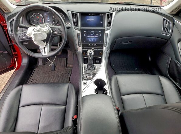 JN1EV7BR2MM756216 2021 INFINITI Q50 Red Vista del salpicadero