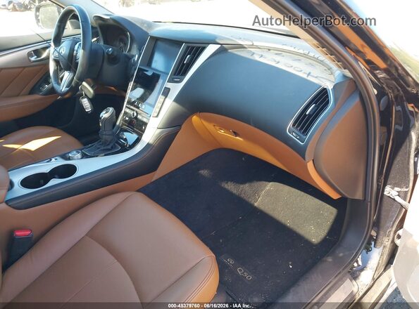 JN1EV7BR2PM543609 2023 INFINITI Q50 Black Front interior view