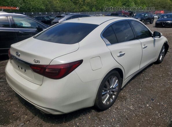 JN1EV7BR4MM754127 2021 INFINITI Q50 White Rear right