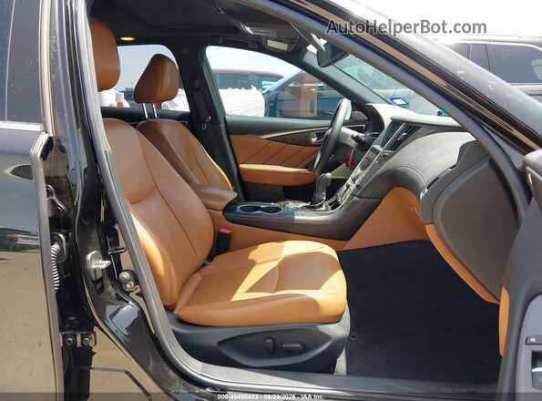 JN1EV7CP1MM707358 2021 INFINITI Q50 Black Front interior view
