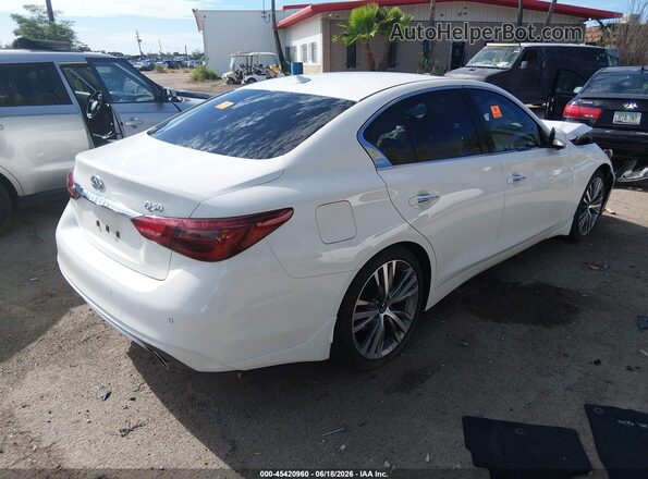 JN1EV7CP3MM700623 2021 INFINITI Q50 Белый Задняя правая четверть