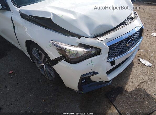 JN1EV7CP3MM700623 2021 INFINITI Q50 Белый Вид спереди