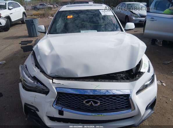JN1EV7CP3MM700623 2021 INFINITI Q50 Белый Вид панели приборов