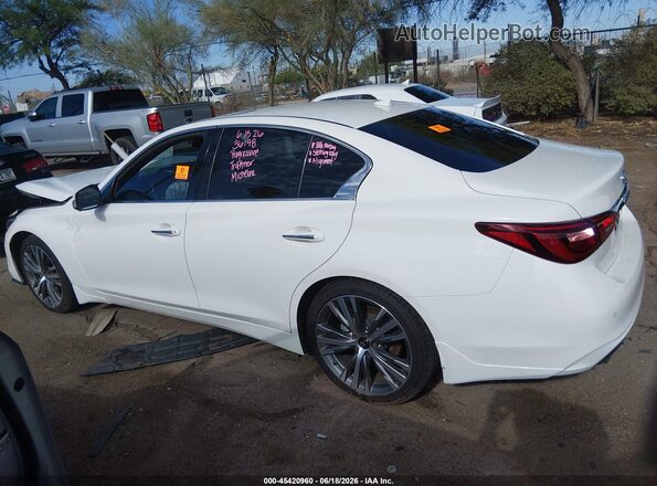 JN1EV7CP3MM700623 2021 INFINITI Q50 Белый Вид задней части салона