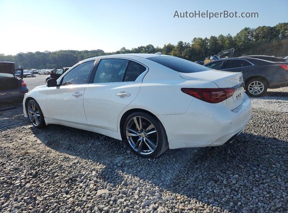 JN1EV7CP3MM706583 2021 INFINITI Q50 White უკანა მარცხენა