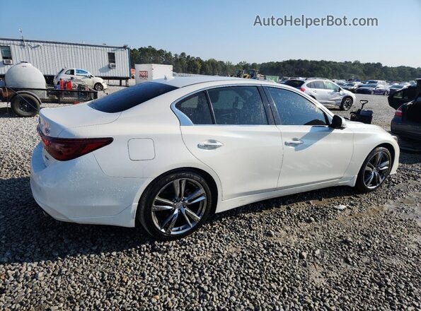 JN1EV7CP3MM706583 2021 INFINITI Q50 White უკანა მარჯვენა