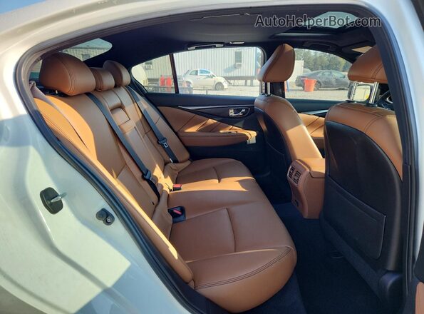 JN1EV7CP3MM706583 2021 INFINITI Q50 White უკანა სავარძლების ხედი