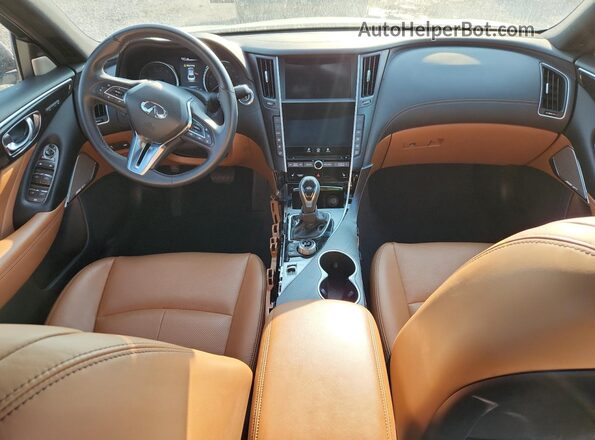 JN1EV7CP3MM706583 2021 INFINITI Q50 White წინა პანელის ხედი