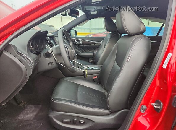 JN1EV7CP8PM510966 2023 INFINITI Q50 Red Vista interior delantera