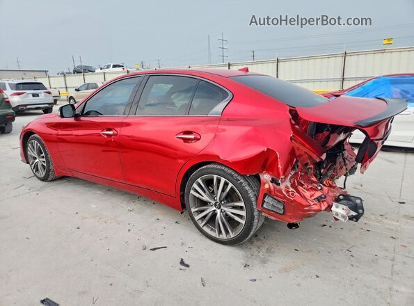 JN1EV7CP8PM510966 2023 INFINITI Q50 Red Trasero izquierdo
