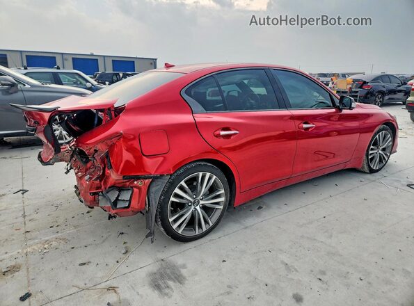 JN1EV7CP8PM510966 2023 INFINITI Q50 Red Trasero derecho